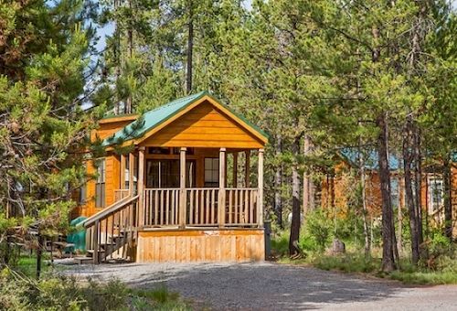 Bend-Sunriver Camping Resort Studio Cabin 6 Exterior foto
